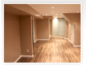 Basement renovation and finishing in Toronto